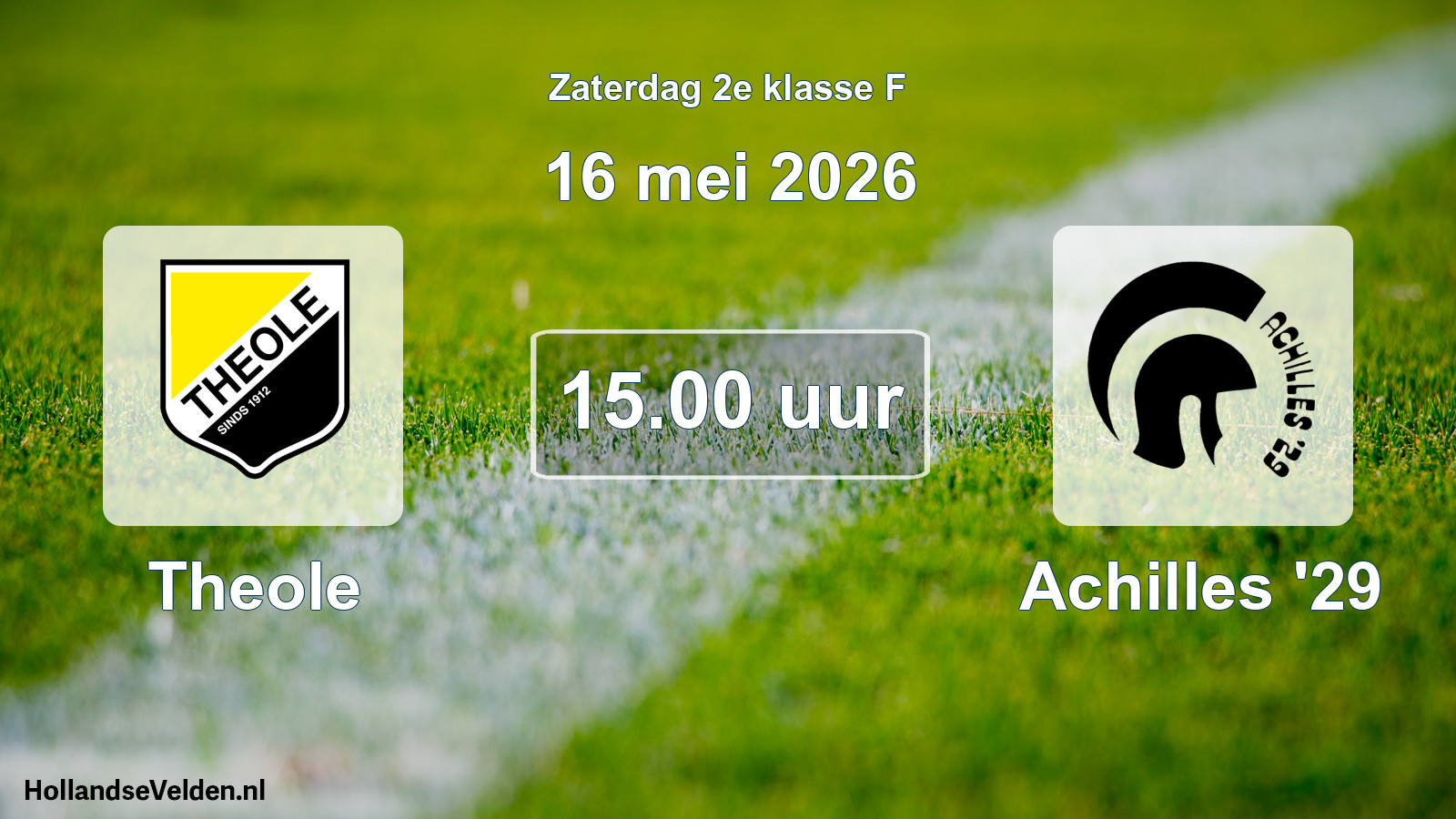 Scheduled Match: Theole - Achilles '29 (16 May 2026)