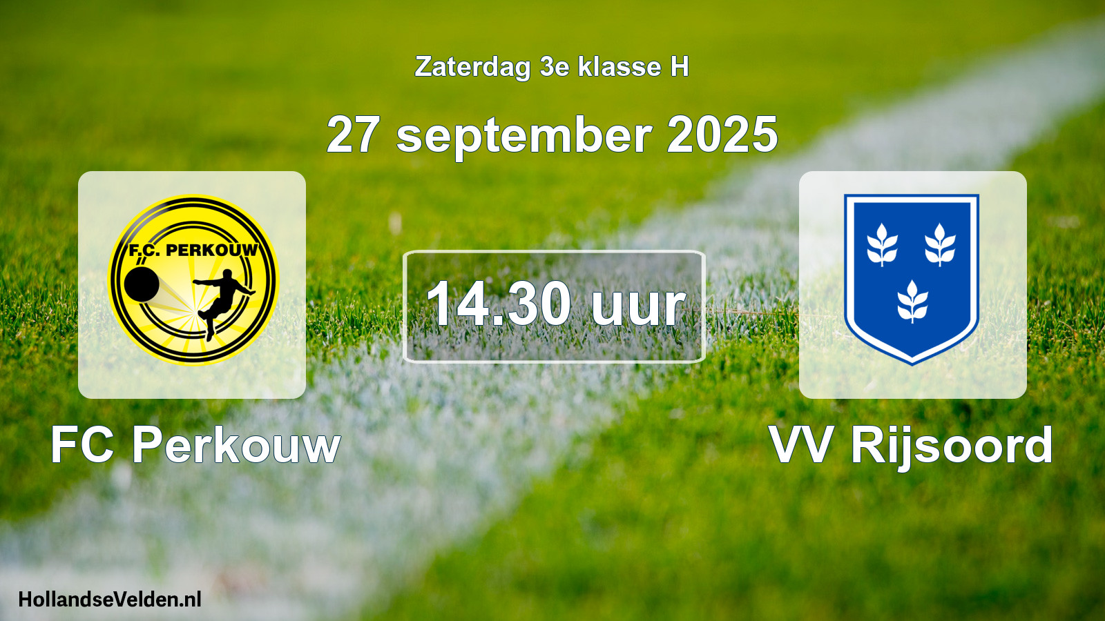 Scheduled Match: FC Perkouw - VV Rijsoord (27 September 2025)