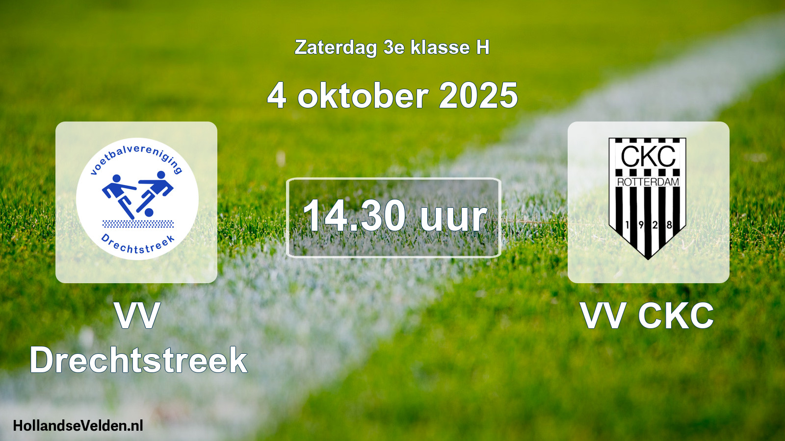 Scheduled Match: VV Drechtstreek - VV CKC (4 October 2025)