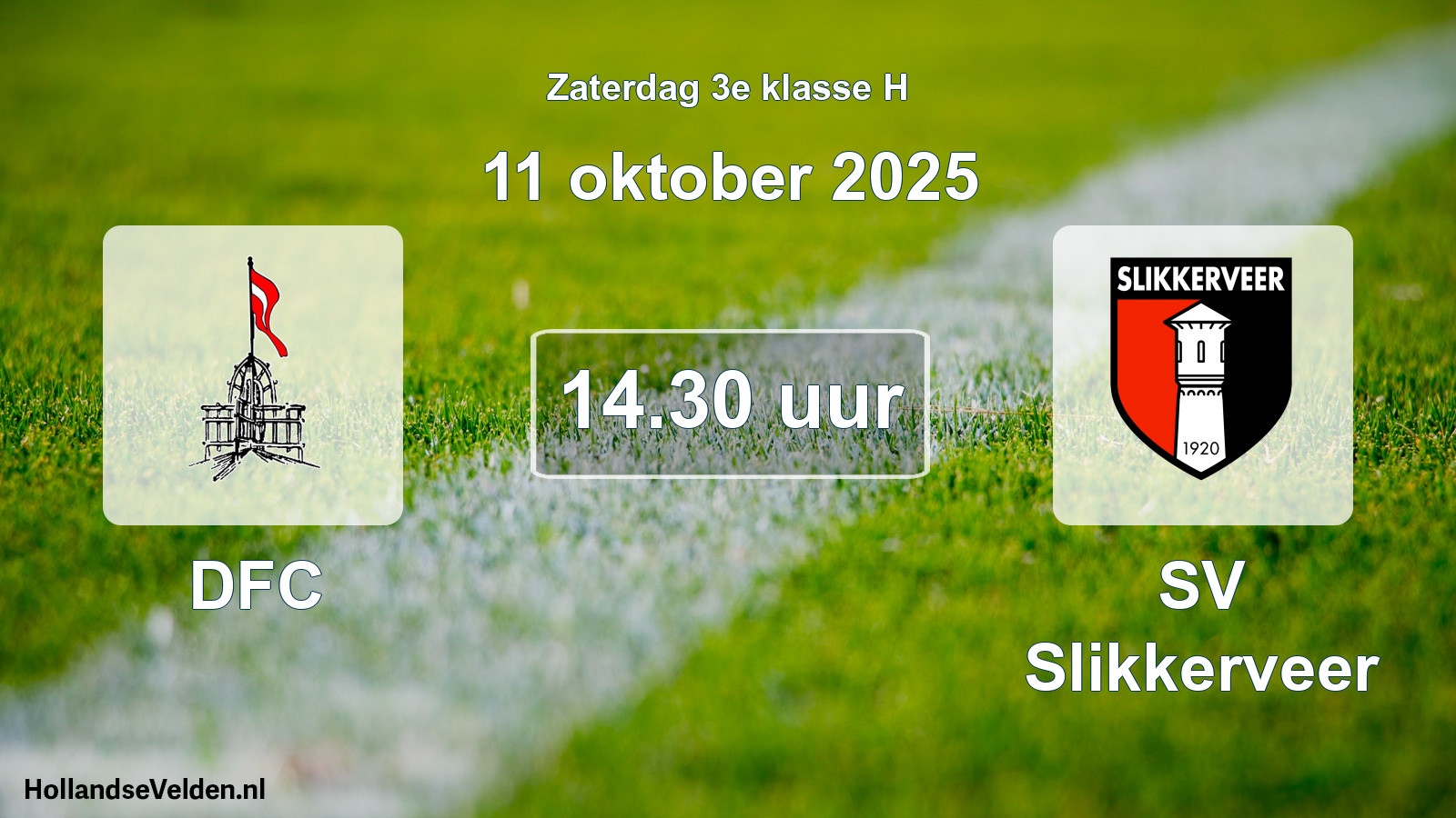Scheduled Match: DFC - SV Slikkerveer (11 October 2025)