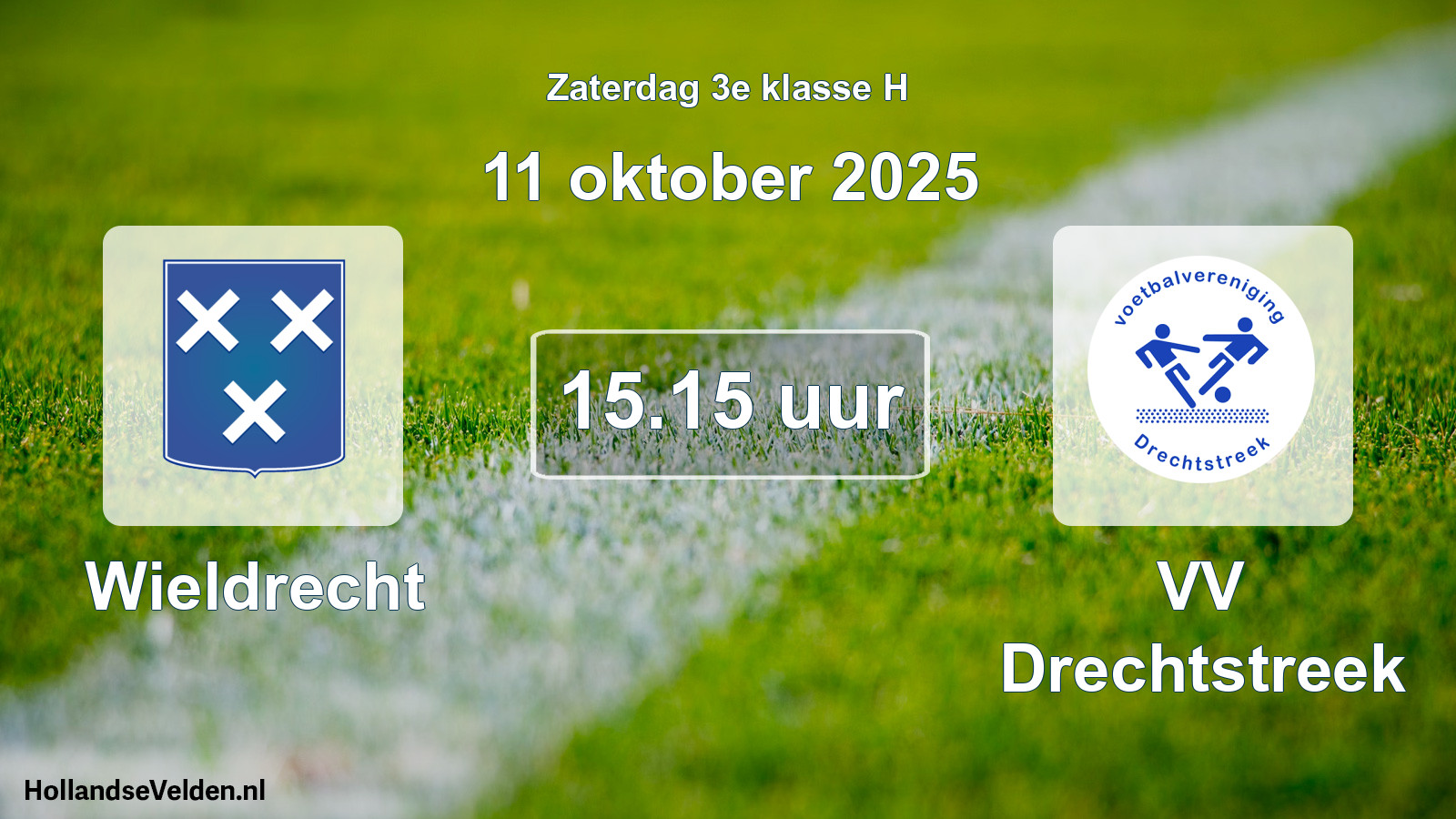 Scheduled Match: Wieldrecht - VV Drechtstreek (11 October 2025)