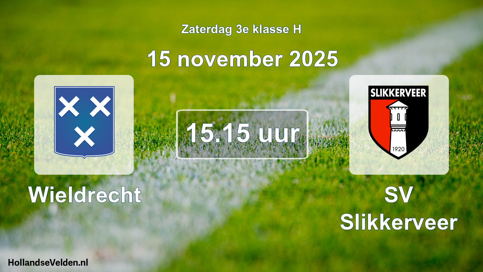 Scheduled Match: Wieldrecht - SV Slikkerveer (15 November 2025)