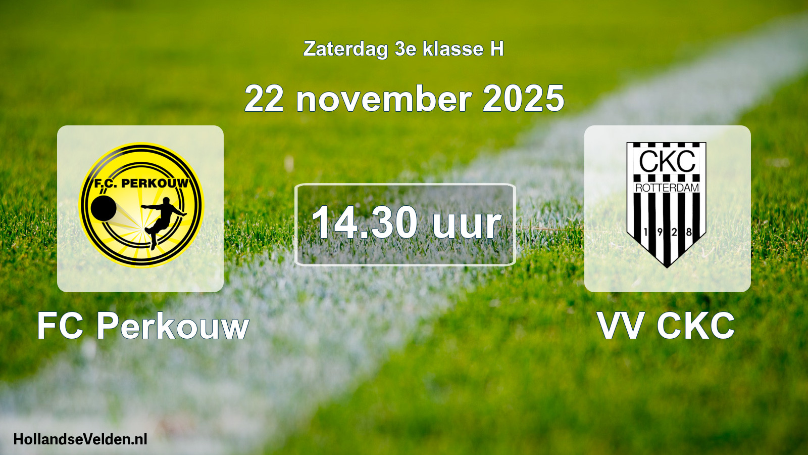 Scheduled Match: FC Perkouw - VV CKC (22 November 2025)