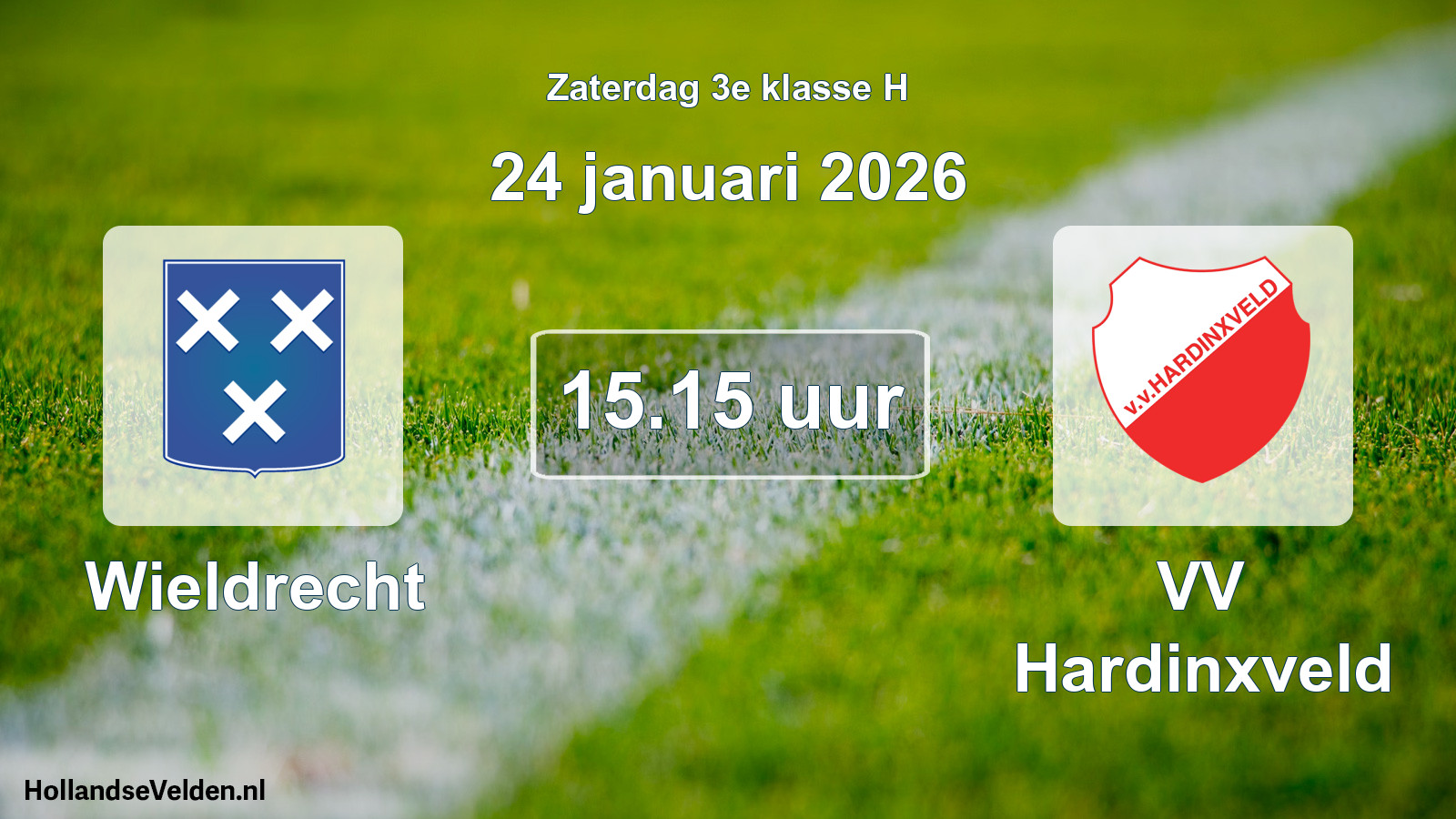 Scheduled Match: Wieldrecht - VV Hardinxveld (24 January 2026)