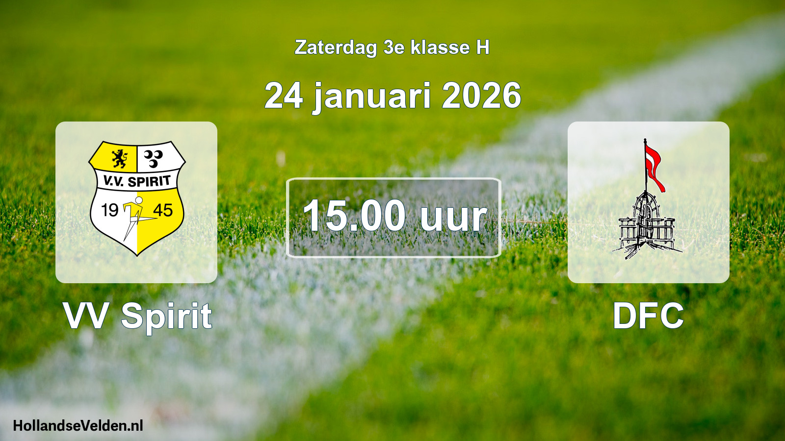 Scheduled Match: VV Spirit - DFC (24 January 2026)