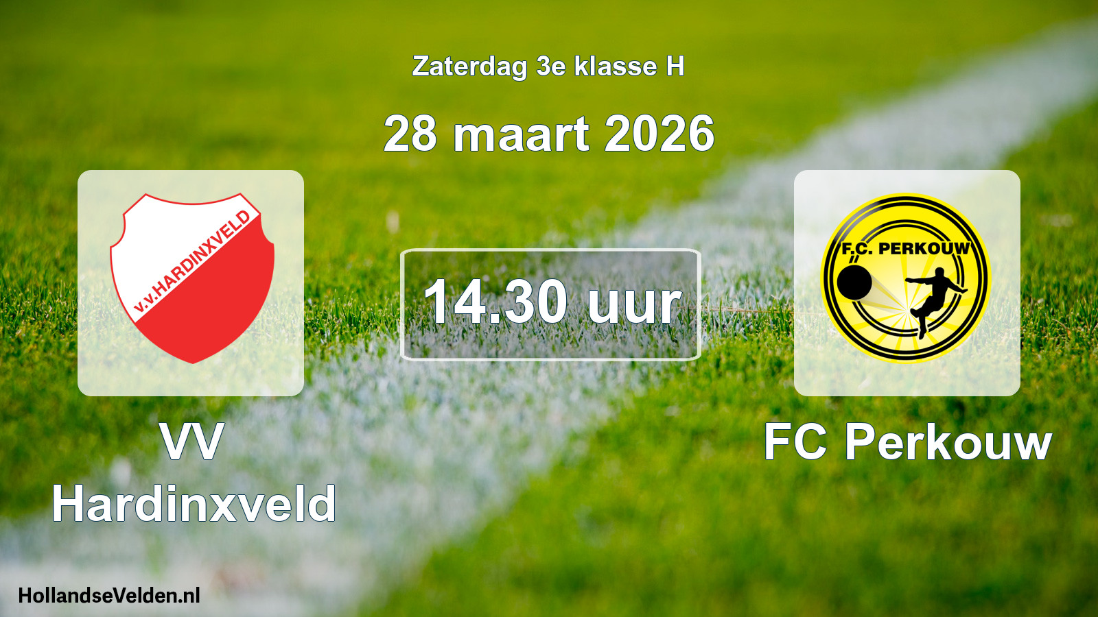 Scheduled Match: VV Hardinxveld - FC Perkouw (28 March 2026)
