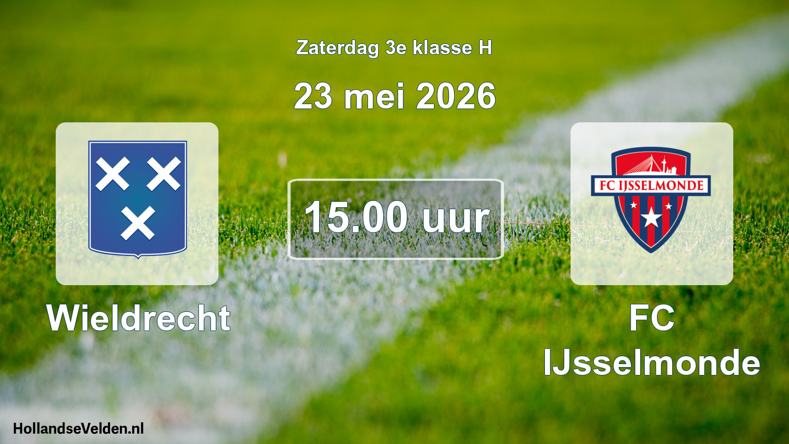 Scheduled Match: Wieldrecht - FC IJsselmonde (23 May 2026)