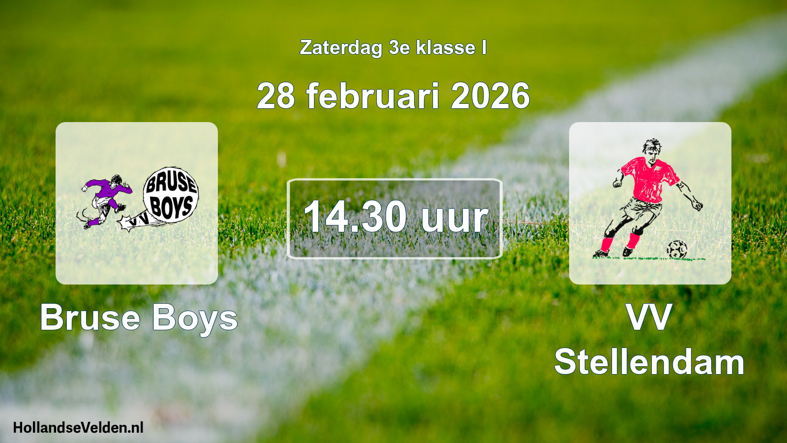 Scheduled Match: Bruse Boys - VV Stellendam (28 February 2026)