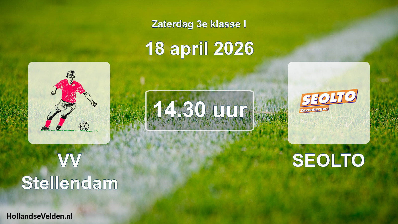 Scheduled Match: VV Stellendam - SEOLTO (18 April 2026)