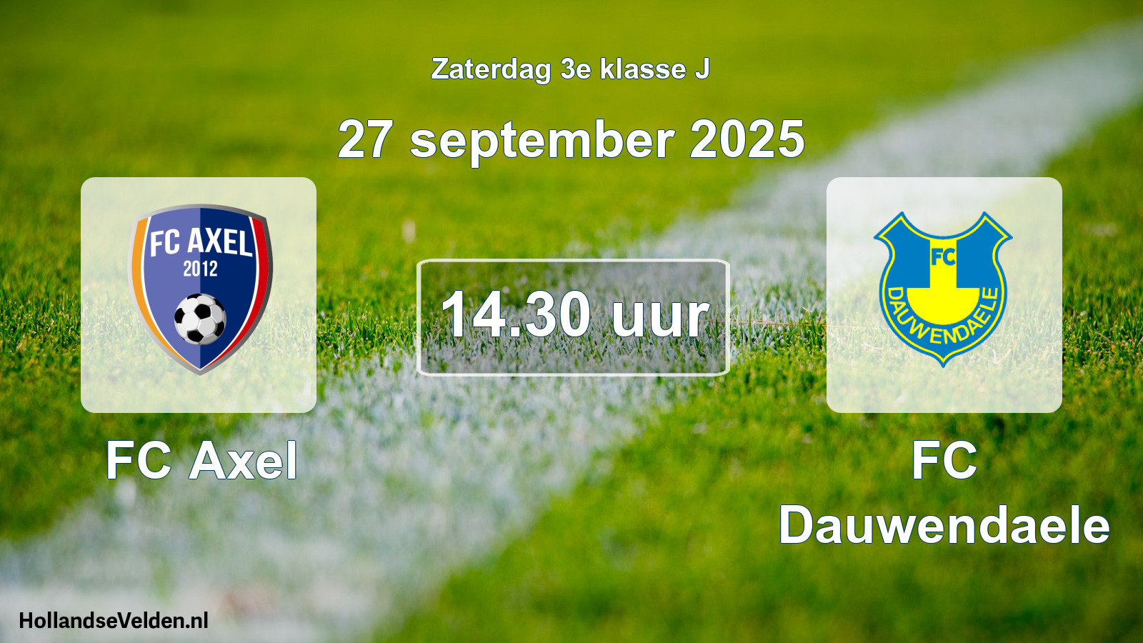 Scheduled Match: FC Axel - FC Dauwendaele (27 September 2025)