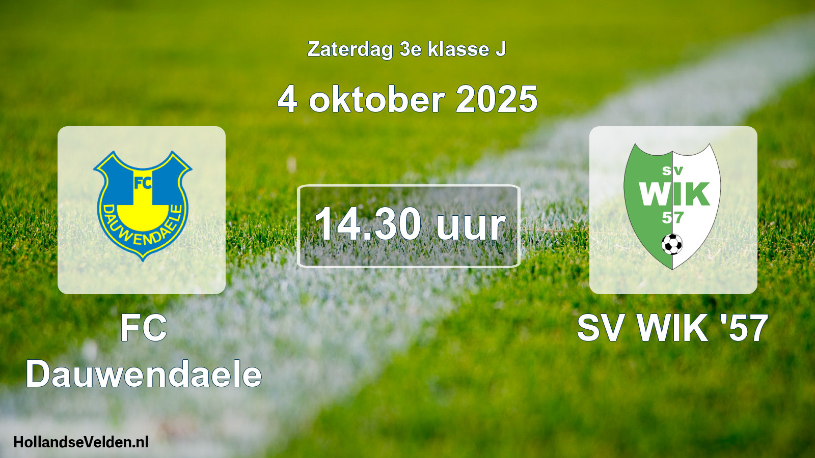 Scheduled Match: FC Dauwendaele - SV WIK '57 (4 October 2025)