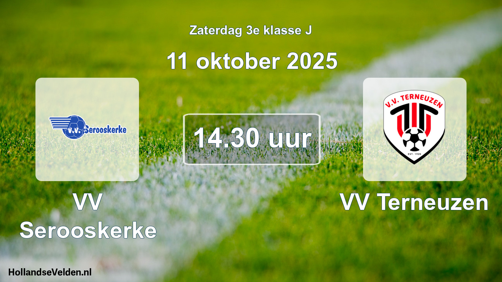 Scheduled Match: VV Serooskerke - VV Terneuzen (11 October 2025)