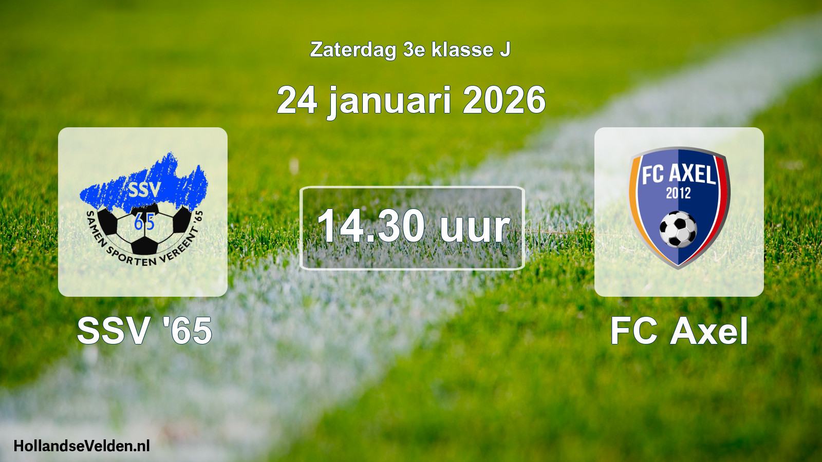 Scheduled Match: SSV '65 - FC Axel (24 January 2026)