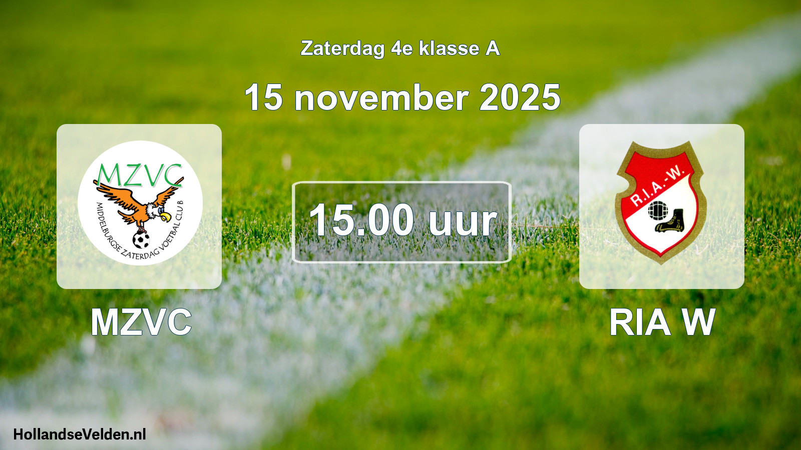 Scheduled Match: MZVC - RIA W (15 November 2025)