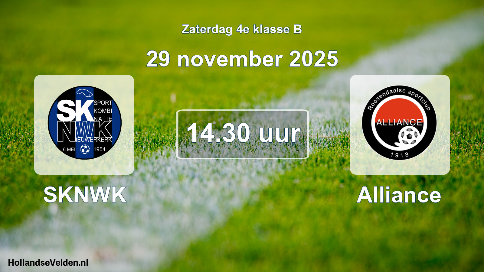Scheduled Match: SKNWK - Alliance (29 November 2025)