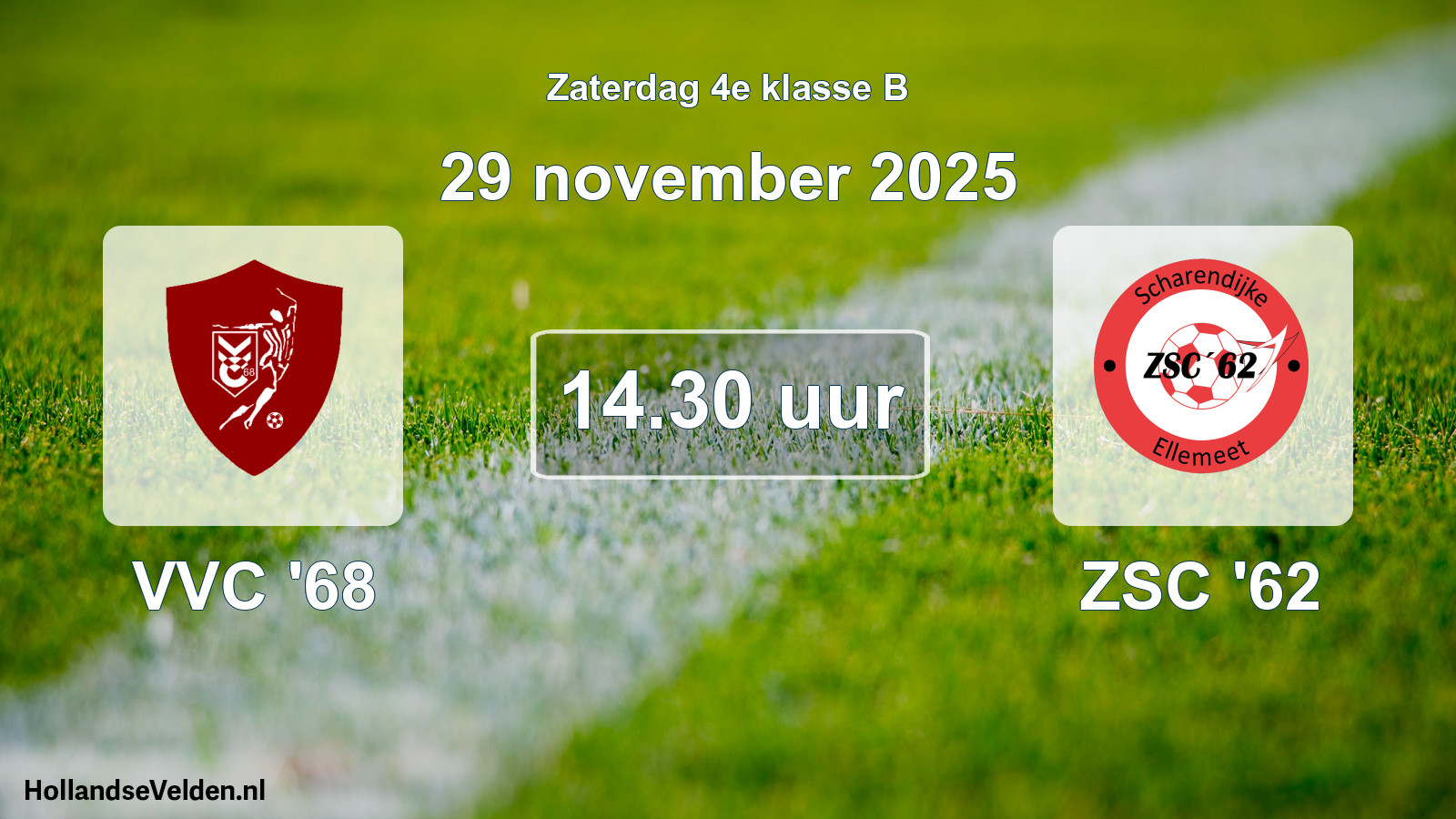 Scheduled Match: VVC '68 - ZSC '62 (29 November 2025)