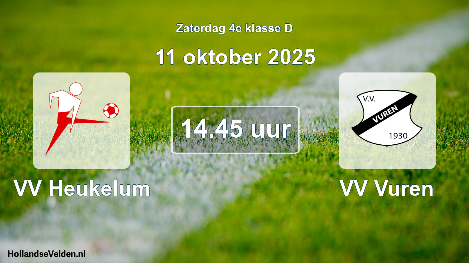 Scheduled Match: VV Heukelum - VV Vuren (11 October 2025)