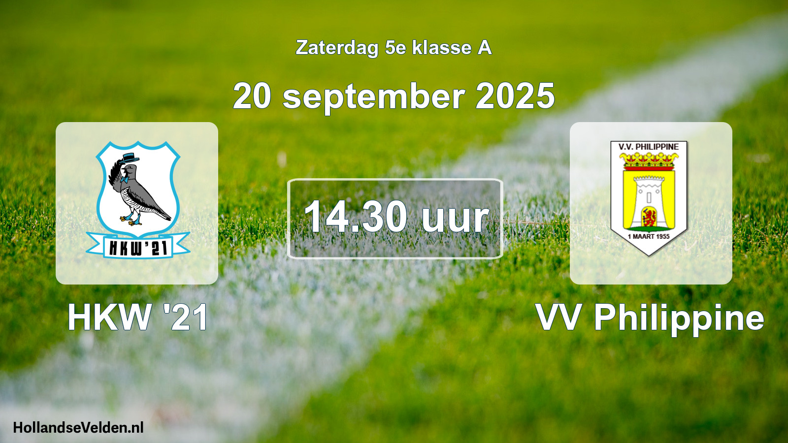 Scheduled Match: HKW '21 - VV Philippine (20 September 2025)