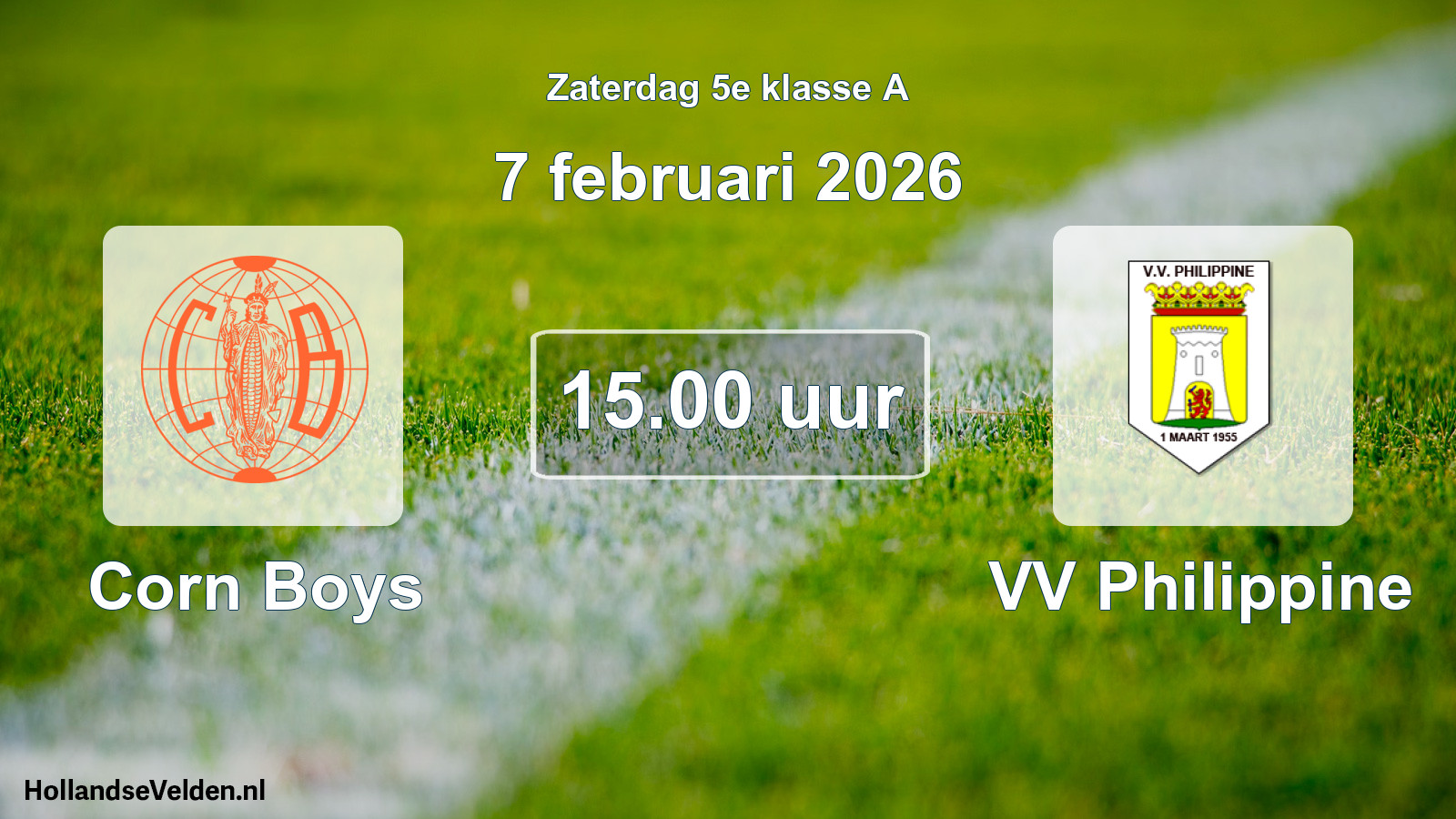Scheduled Match: Corn Boys - VV Philippine (7 February 2026)