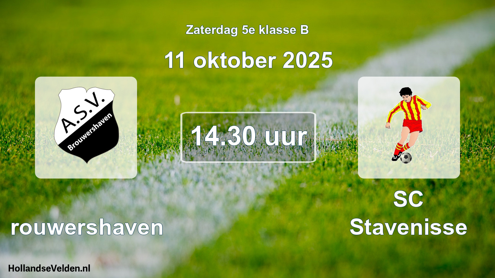 Scheduled Match: Brouwershaven - SC Stavenisse (11 October 2025)