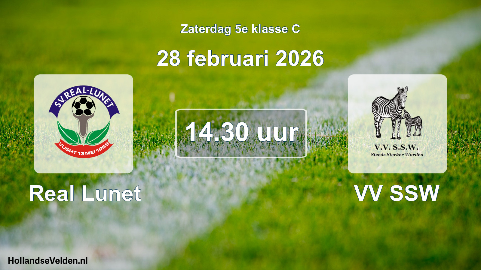 Scheduled Match: Real Lunet - VV SSW (28 February 2026)