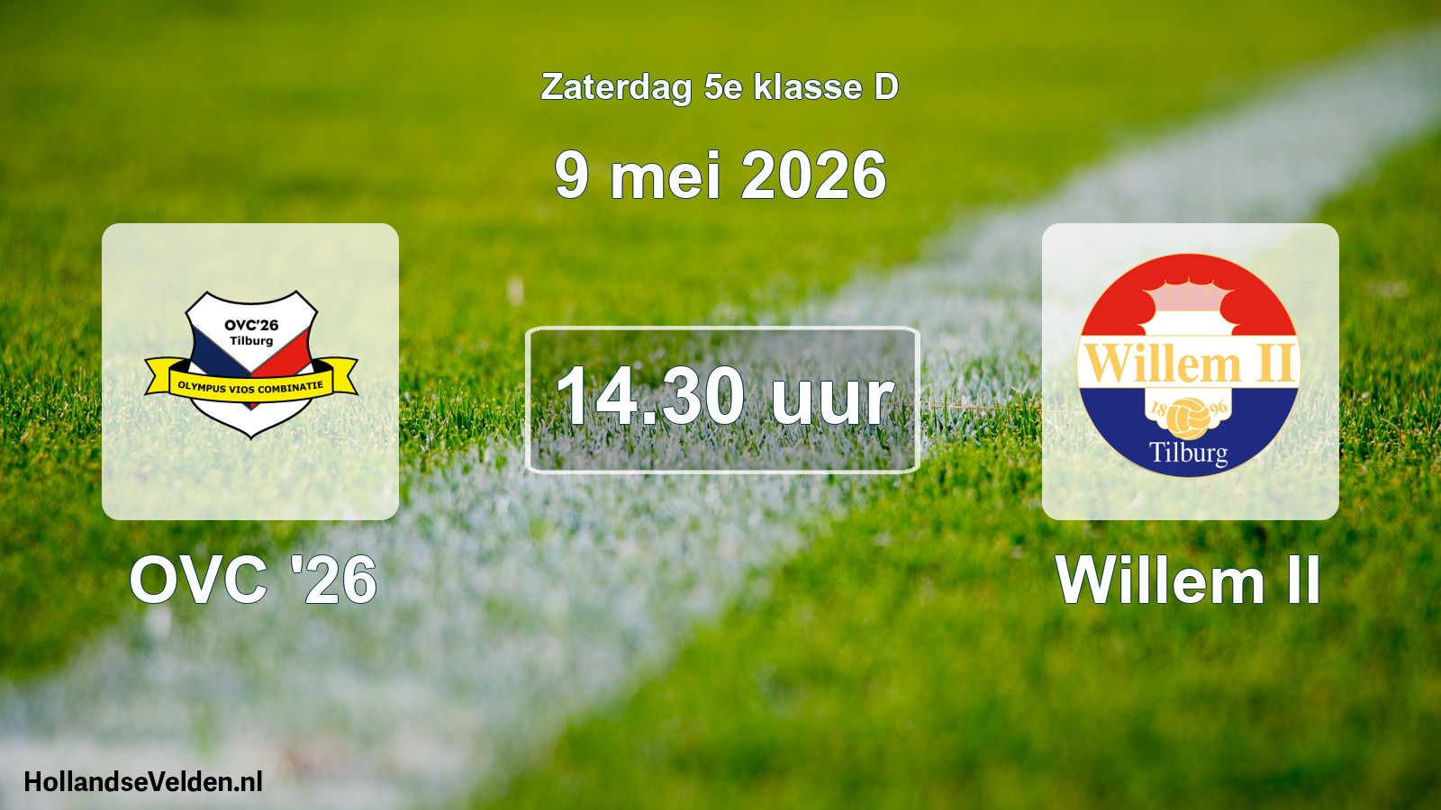 Scheduled Match: OVC '26 - Willem II (9 May 2026)