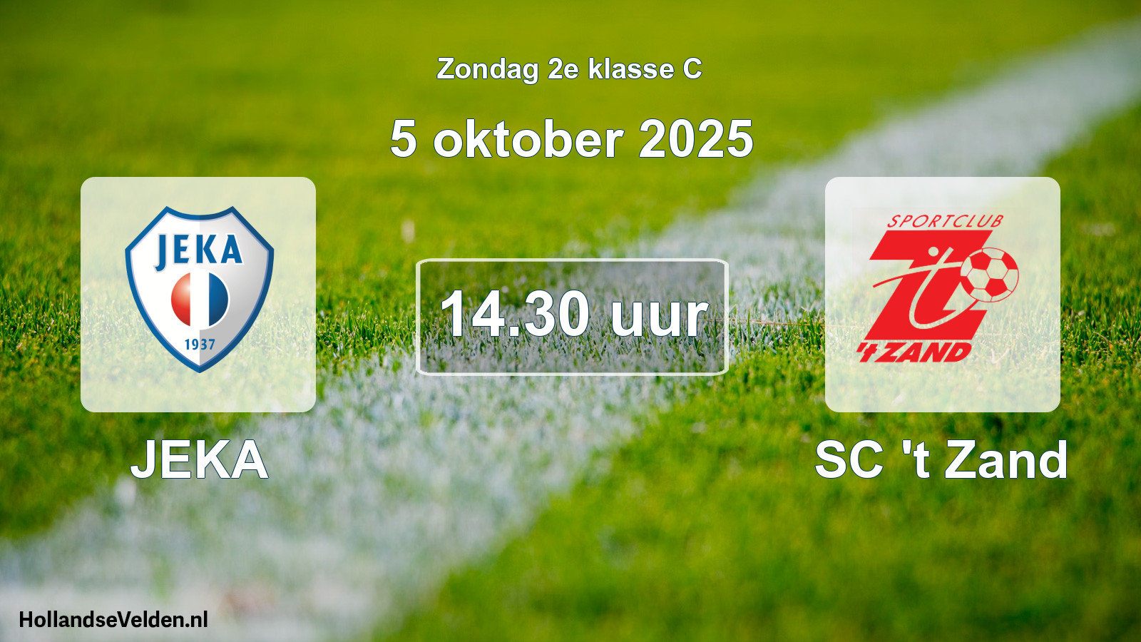 Scheduled Match: JEKA - SC 't Zand (5 October 2025)