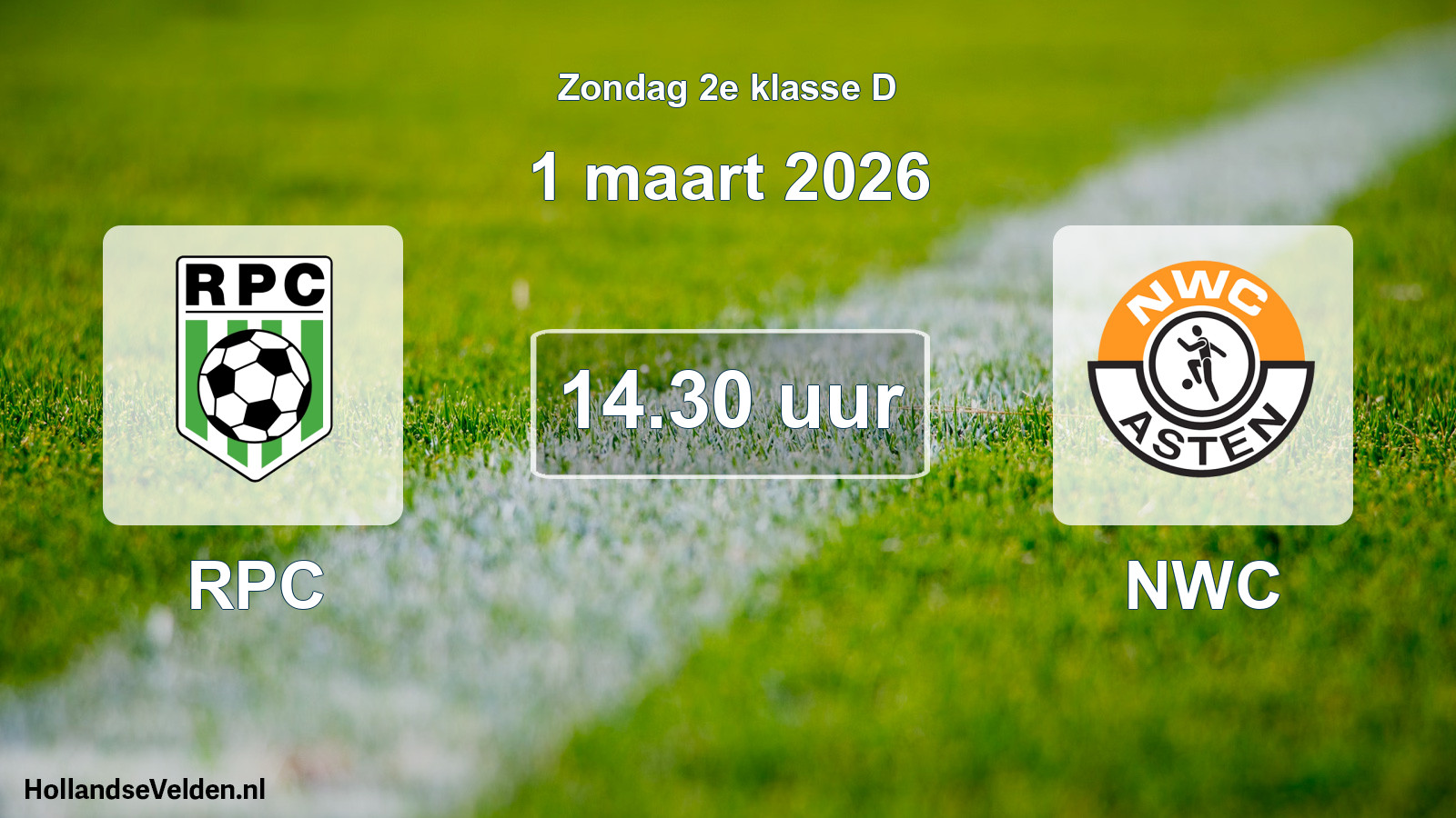 Geplande wedstrijd: RPC - NWC (1 maart 2026)