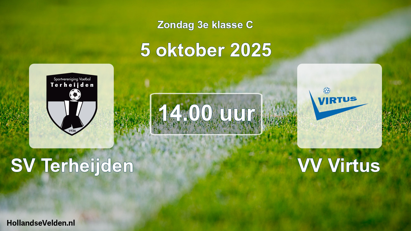 Scheduled Match: SV Terheijden - VV Virtus (5 October 2025)
