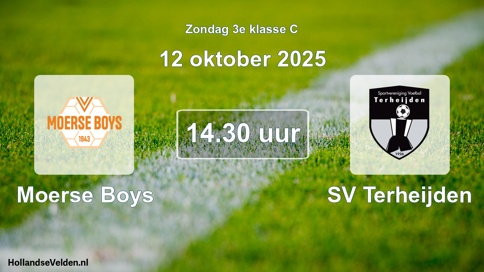 Scheduled Match: Moerse Boys - SV Terheijden (12 October 2025)