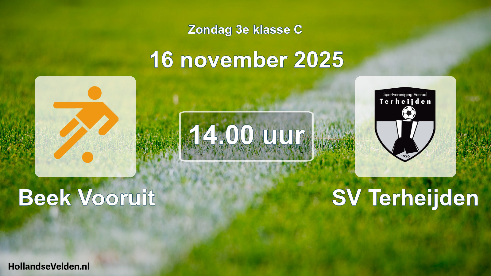 Scheduled Match: Beek Vooruit - SV Terheijden (16 November 2025)