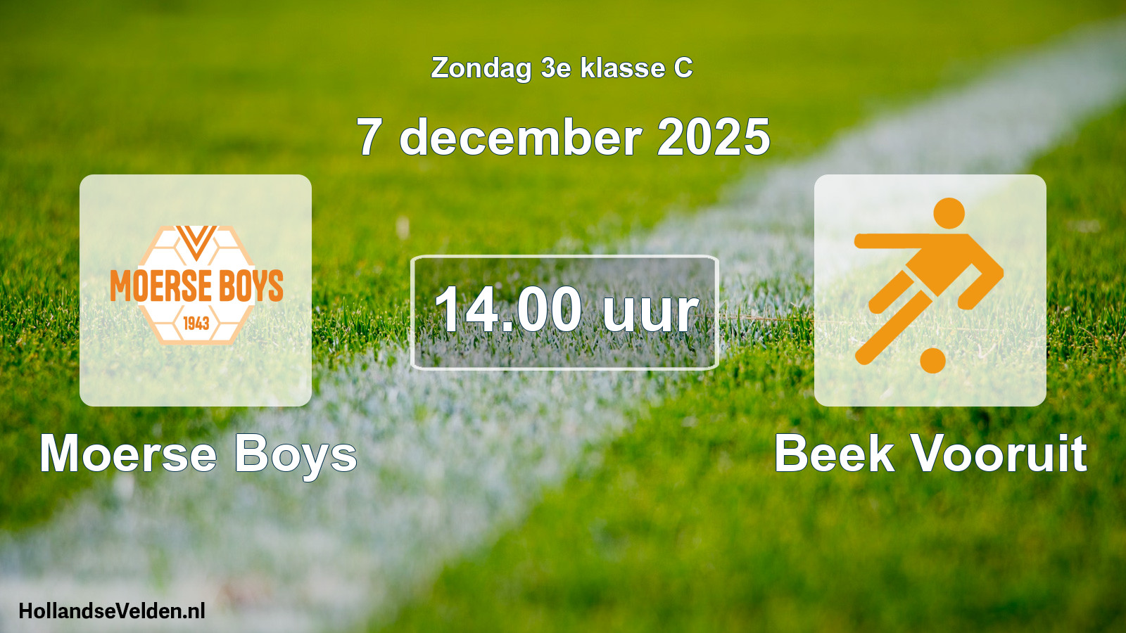 Scheduled Match: Moerse Boys - Beek Vooruit (7 December 2025)