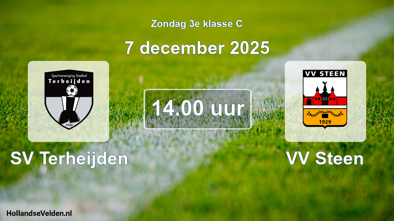 Scheduled Match: SV Terheijden - VV Steen (7 December 2025)