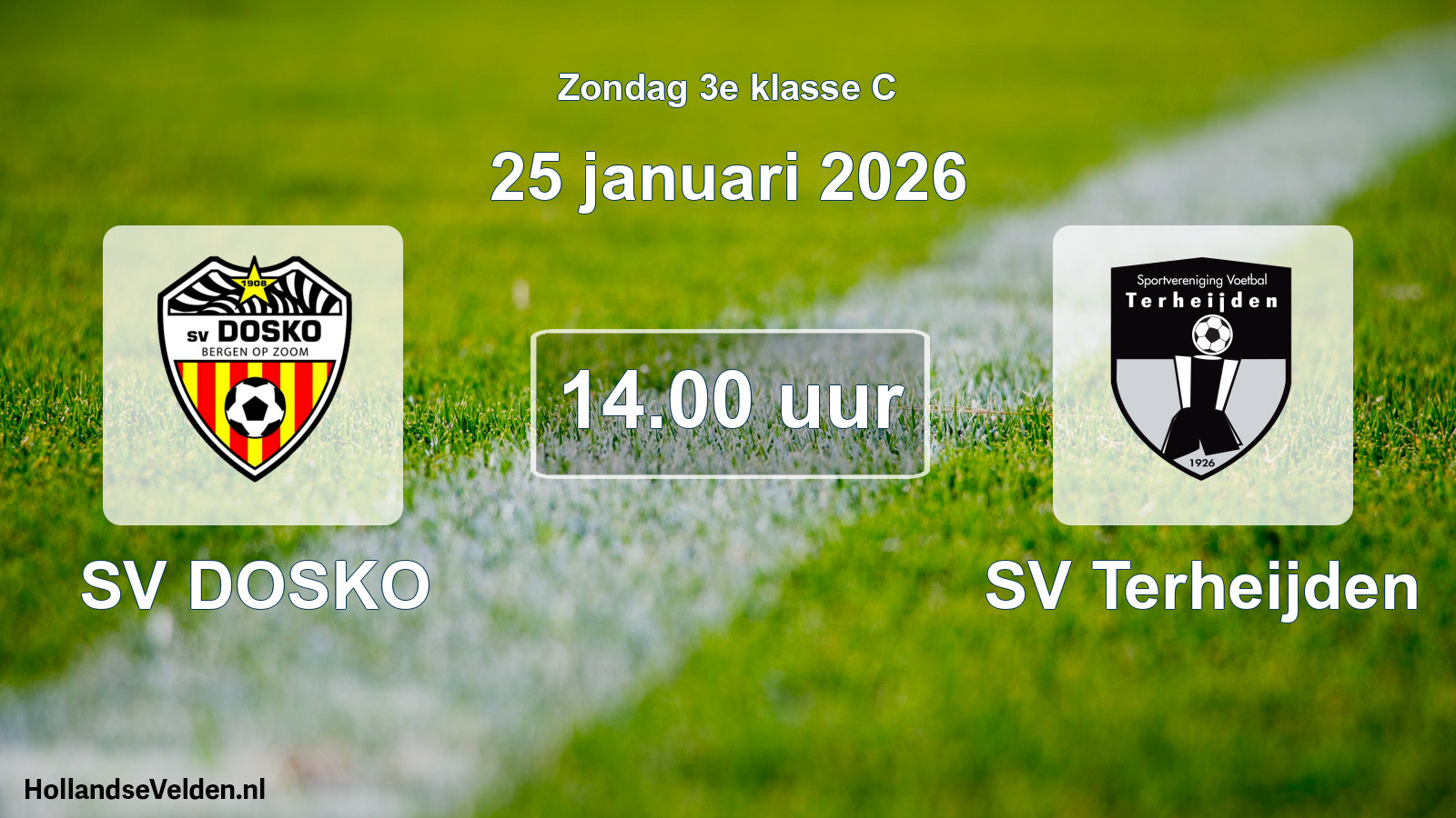 Scheduled Match: SV DOSKO - SV Terheijden (25 January 2026)