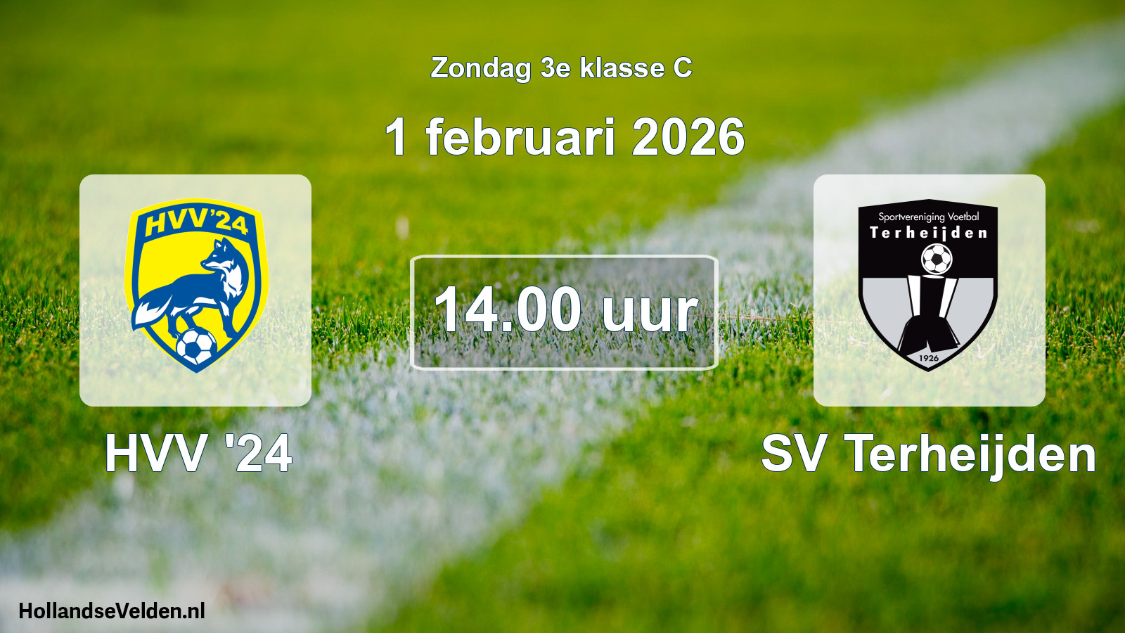 Scheduled Match: HVV '24 - SV Terheijden (1 February 2026)
