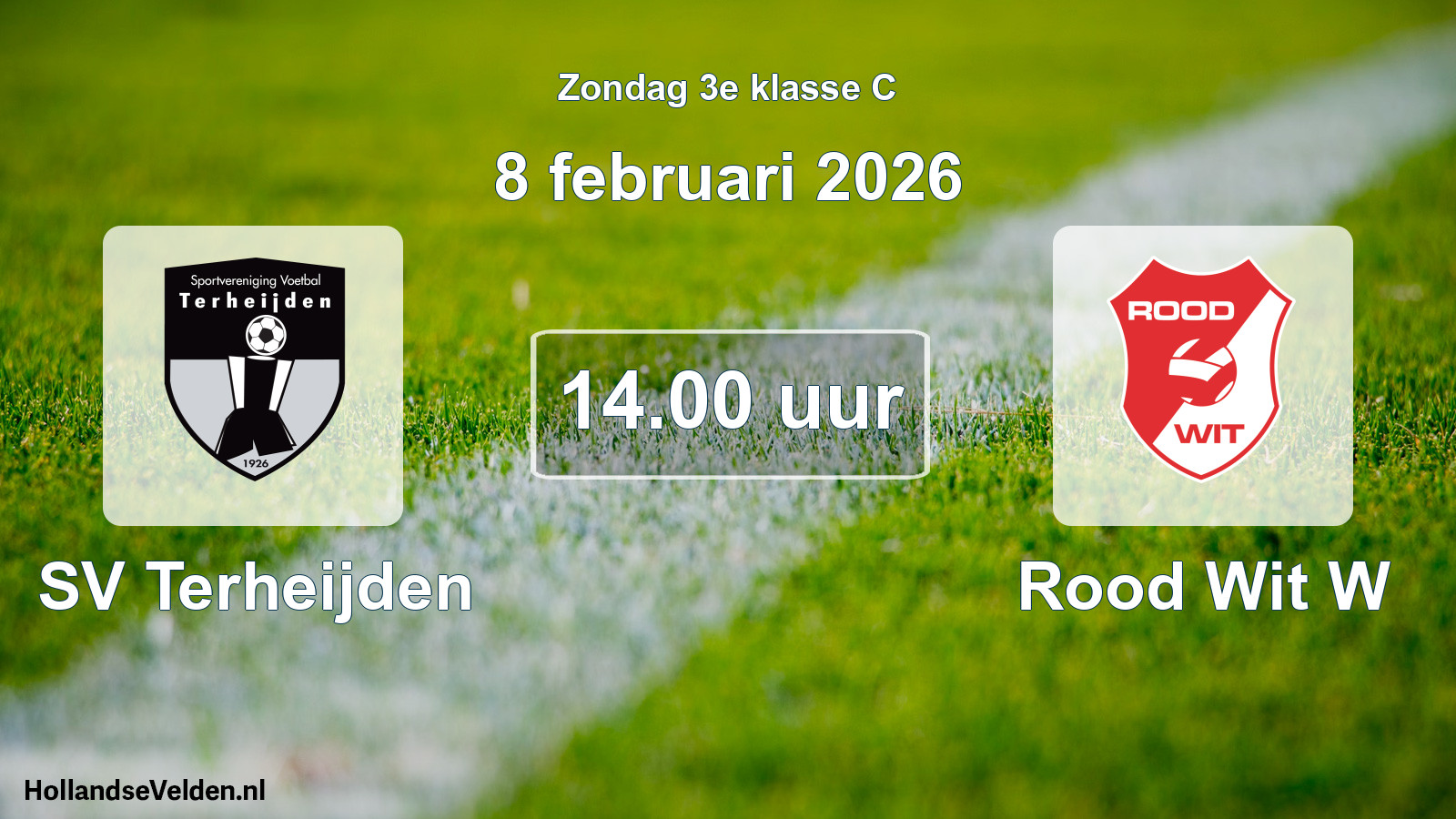 Scheduled Match: SV Terheijden - Rood Wit W (8 February 2026)