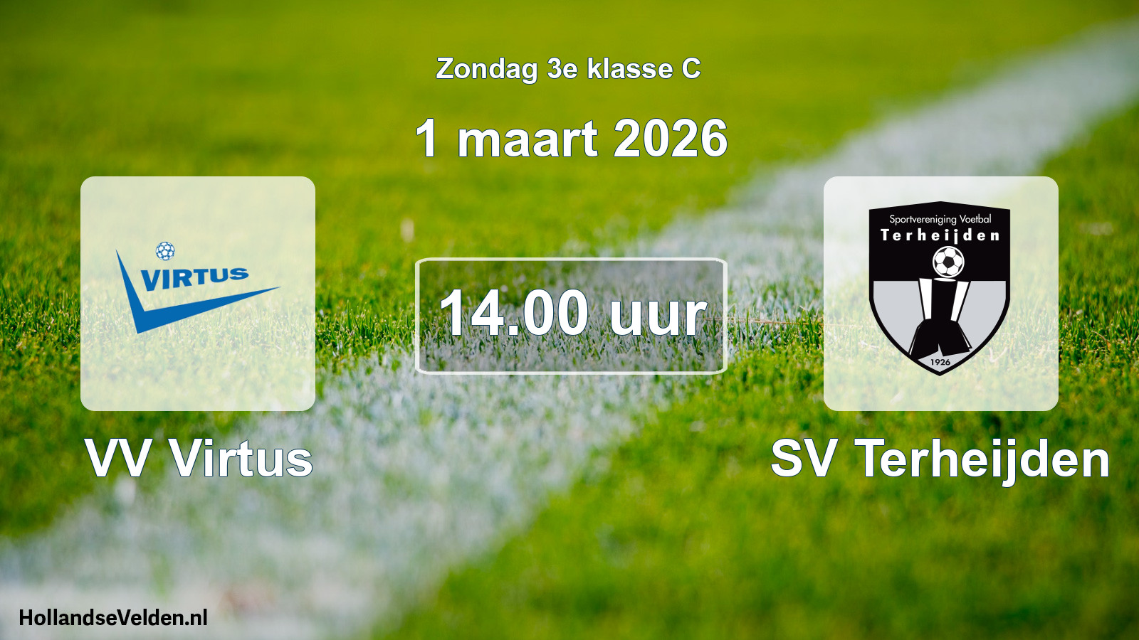 Scheduled Match: VV Virtus - SV Terheijden (1 March 2026)
