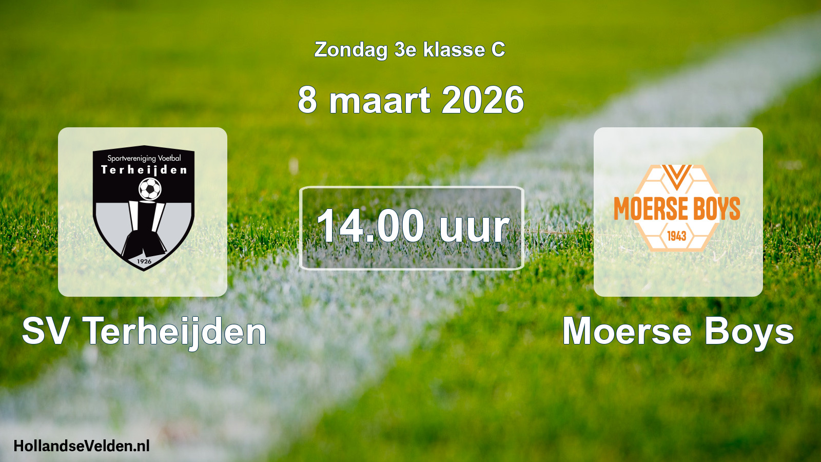 Scheduled Match: SV Terheijden - Moerse Boys (8 March 2026)