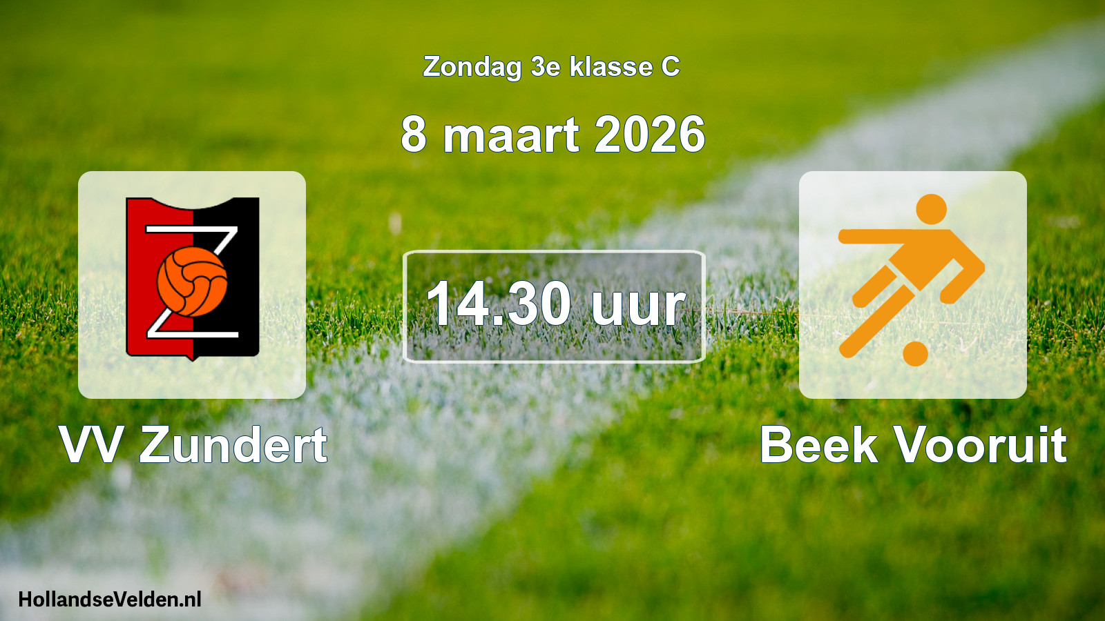 Scheduled Match: VV Zundert - Beek Vooruit (8 March 2026)