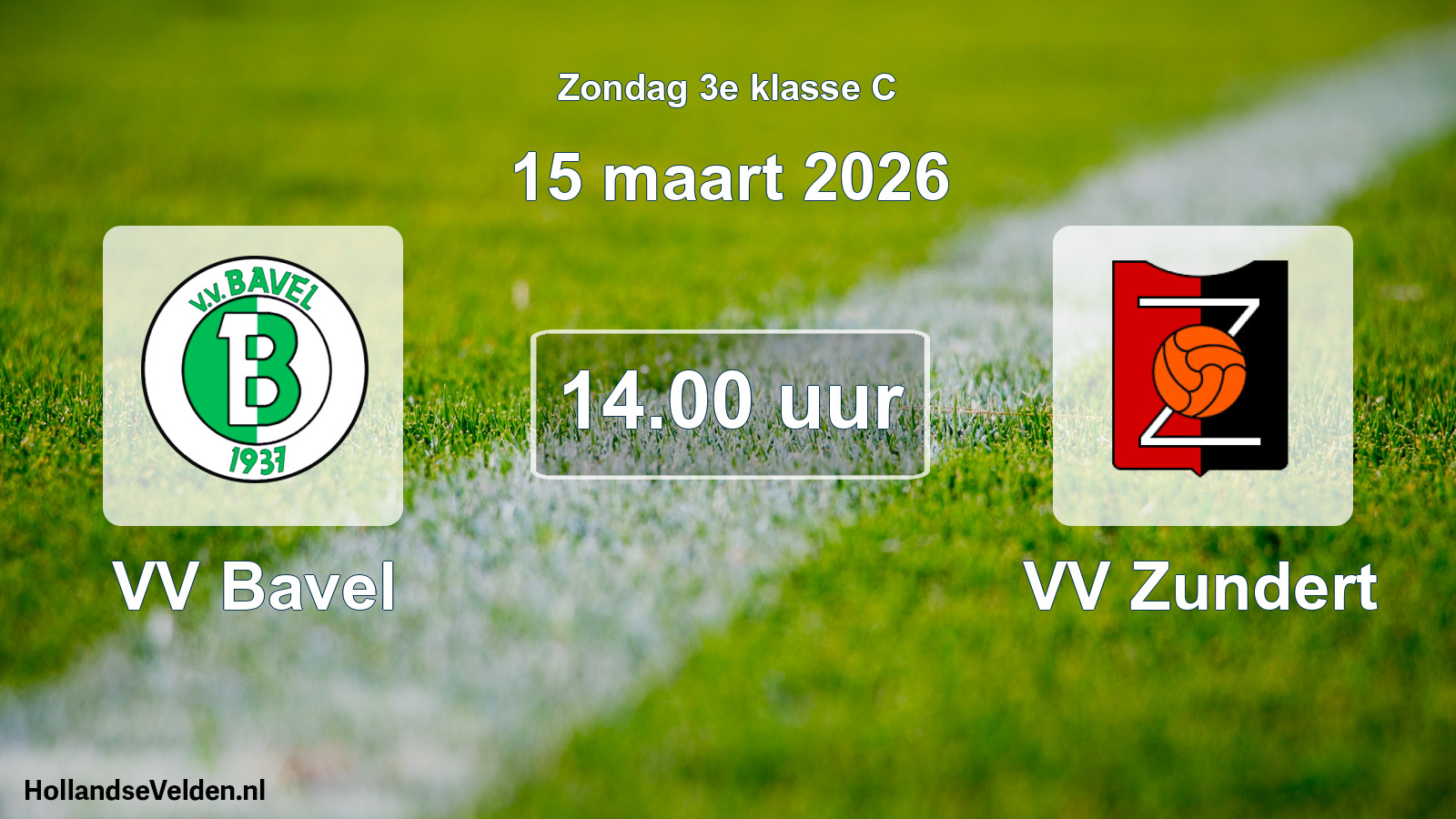 Scheduled Match: VV Bavel - VV Zundert (15 March 2026)