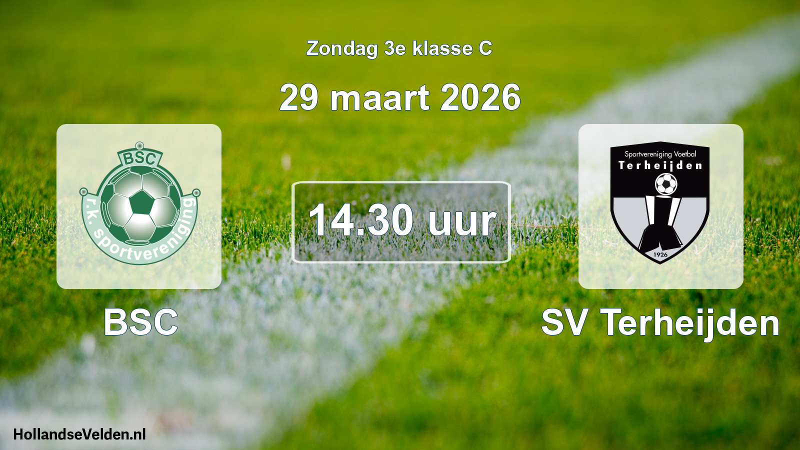 Scheduled Match: BSC - SV Terheijden (29 March 2026)
