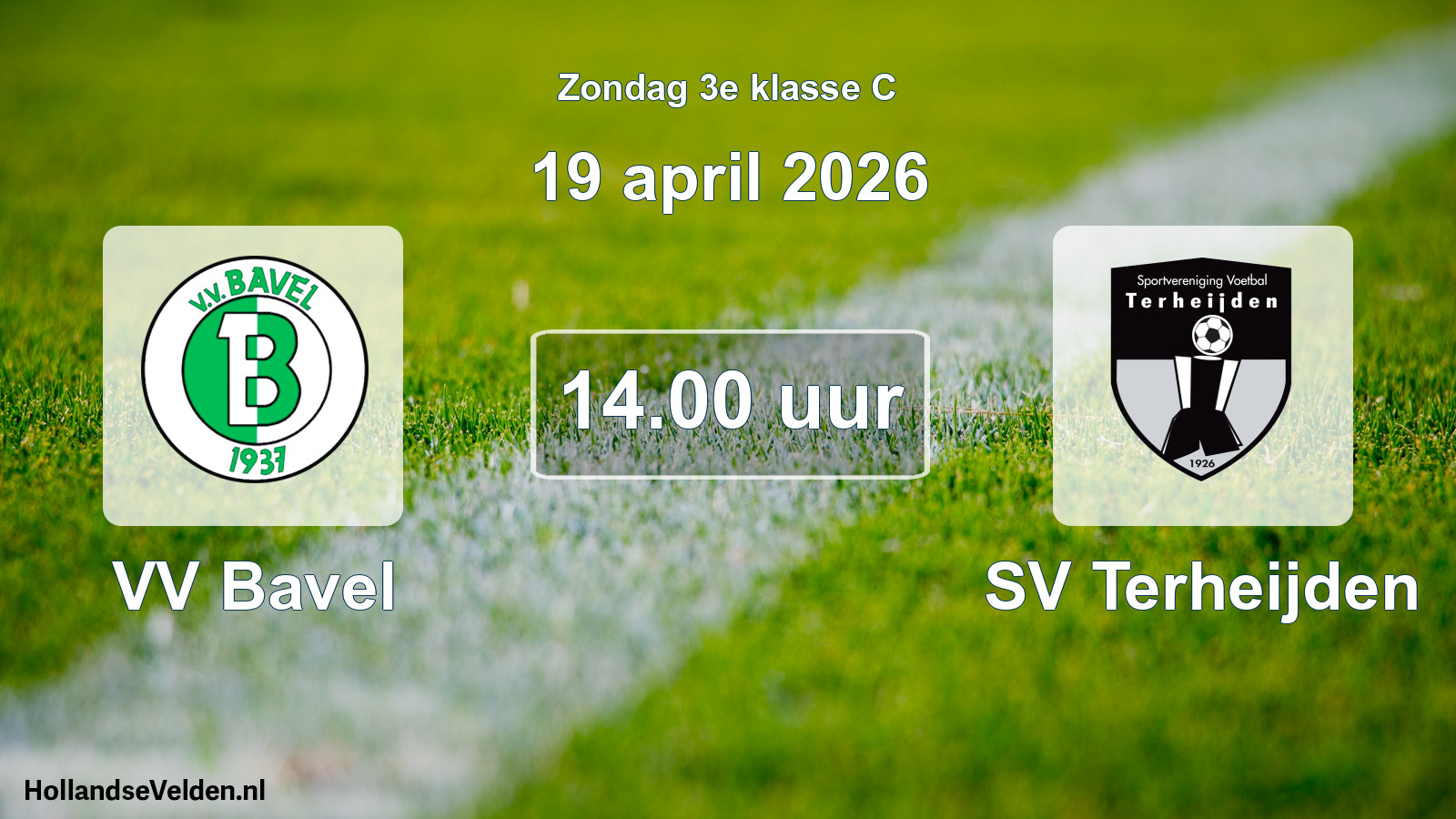 Scheduled Match: VV Bavel - SV Terheijden (19 April 2026)