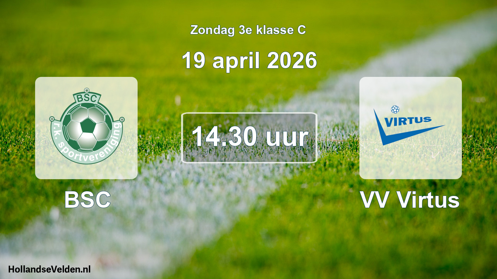 Scheduled Match: BSC - VV Virtus (19 April 2026)