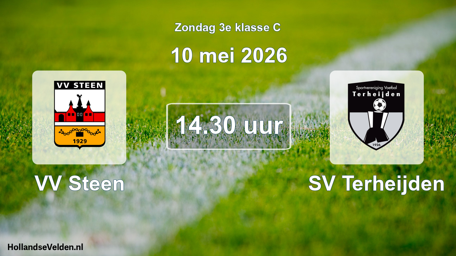 Geplande wedstrijd: VV Steen - SV Terheijden (10 mei 2026)