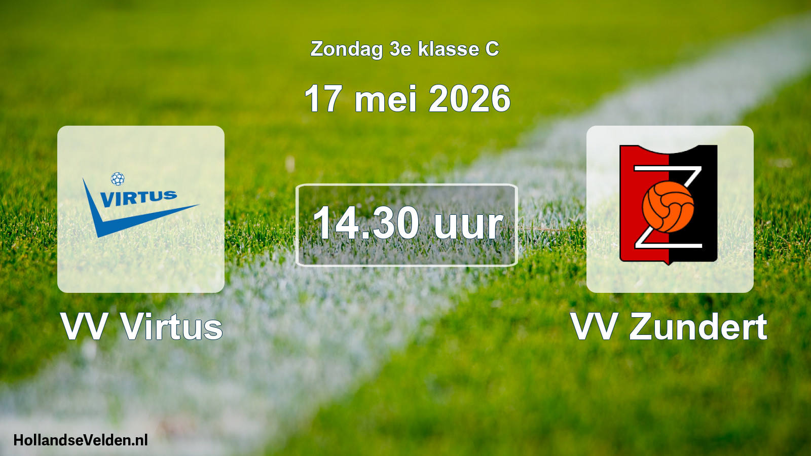 Scheduled Match: VV Virtus - VV Zundert (17 May 2026)