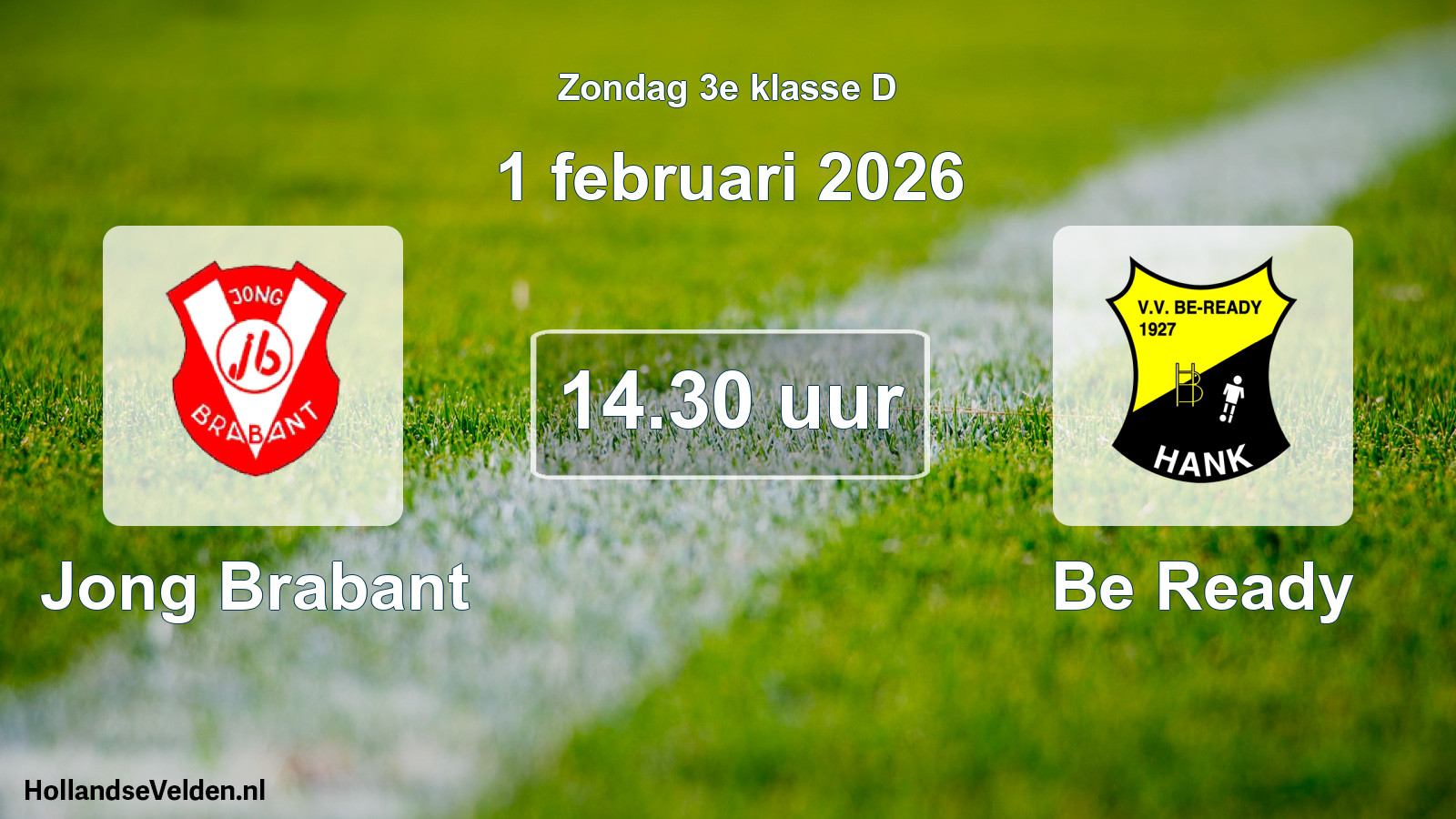 Scheduled Match: Jong Brabant - Be Ready (1 February 2026)