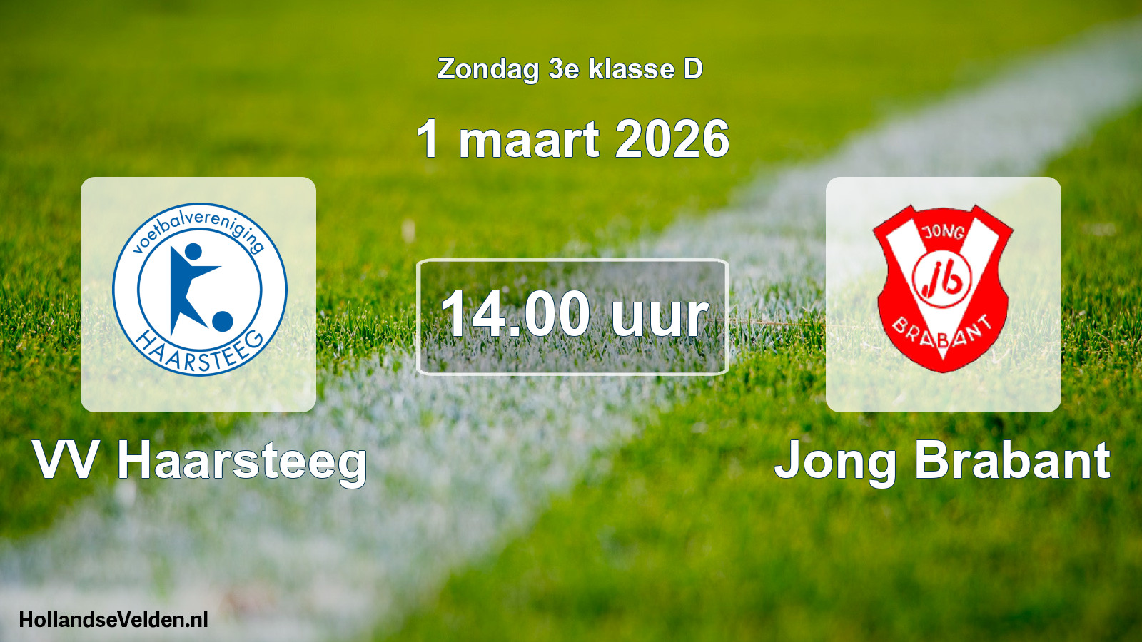 Scheduled Match: VV Haarsteeg - Jong Brabant (1 March 2026)