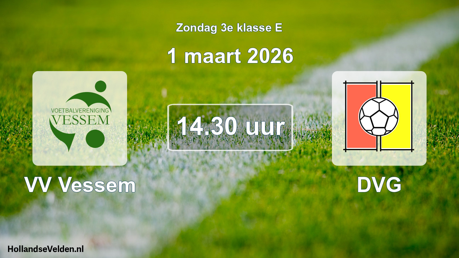 Scheduled Match: VV Vessem - DVG (1 March 2026)