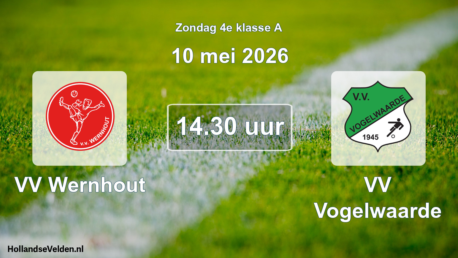 Scheduled Match: VV Wernhout - VV Vogelwaarde (10 May 2026)