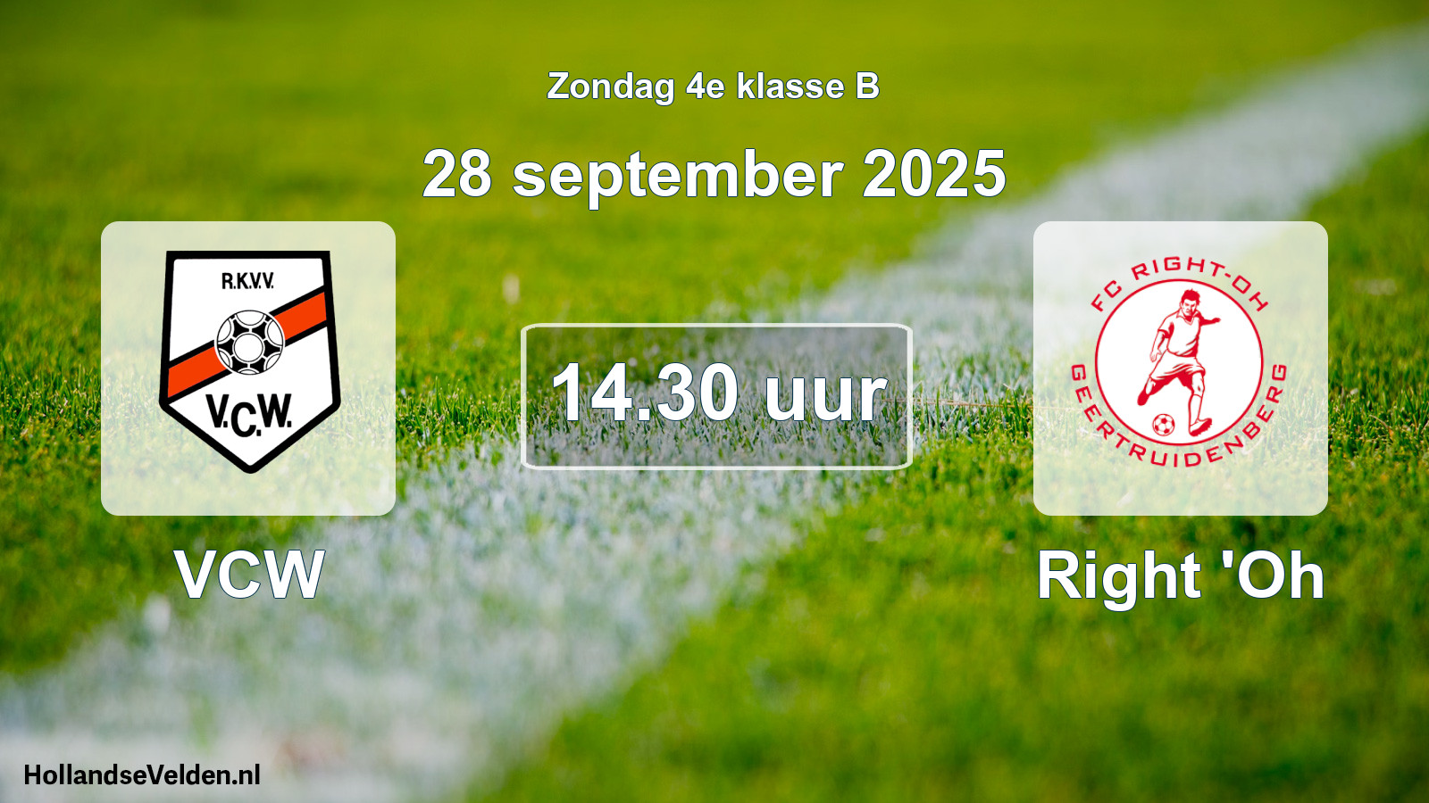 Scheduled Match: VCW - Right 'Oh (28 September 2025)